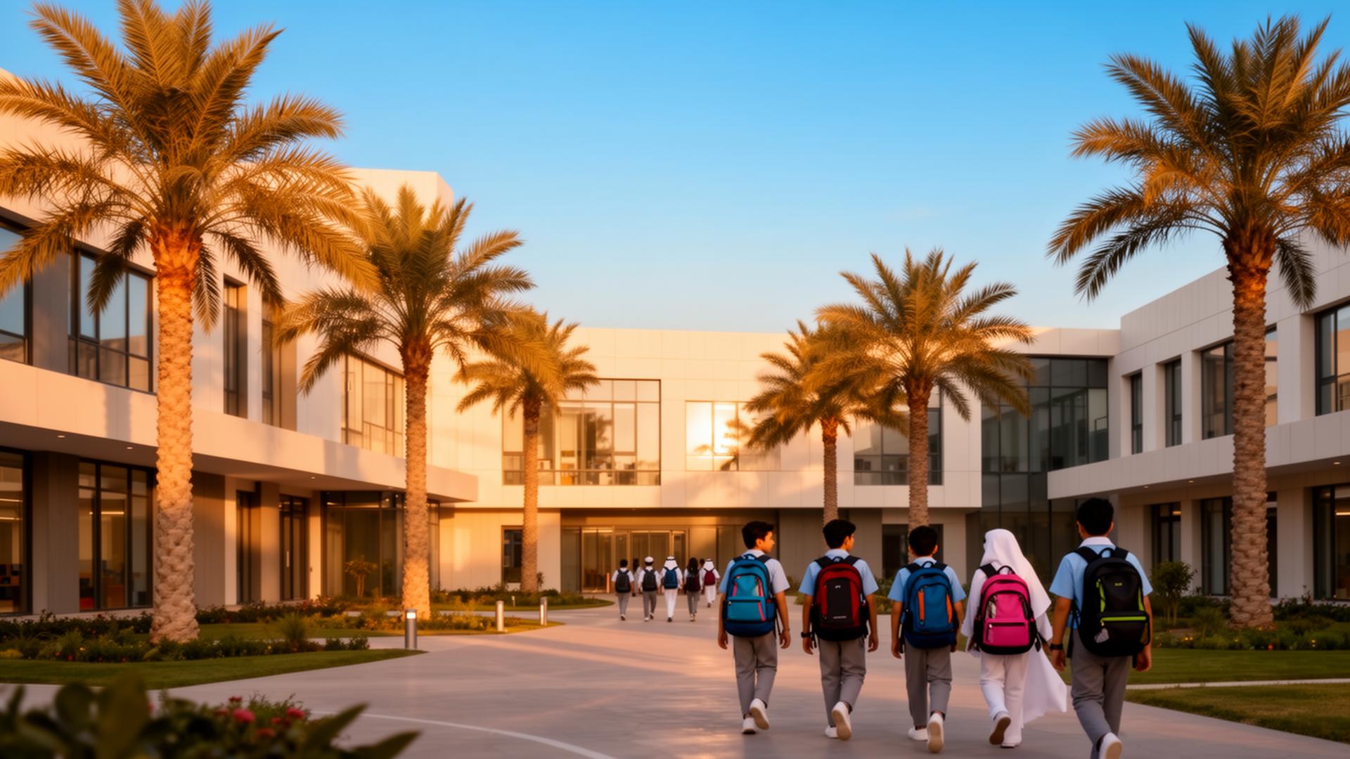 Modern UAE school campus